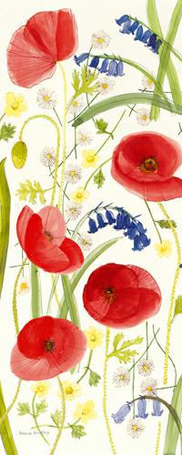 Meadow Poppies II von Rebecca Bradley