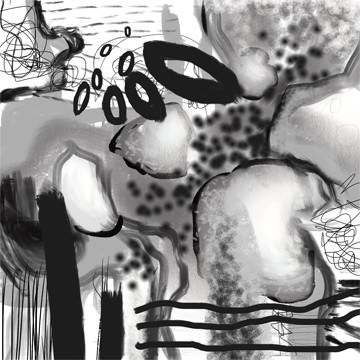 Black and White III von Birgit Busch