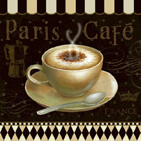 Cafe Parisien III von Daphne Brissonnet