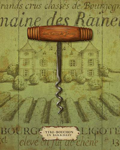 Antique Corkscrew I Green von Daphne Brissonnet