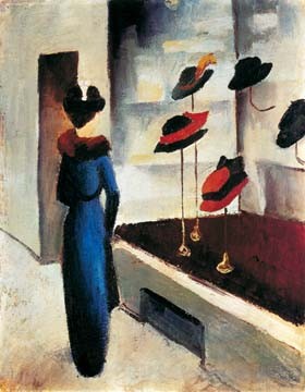 Hutladen von August Macke