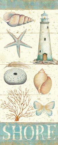 Pastel Coast Panel II von Daphne Brissonnet