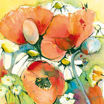 Mohn und Margeriten von Marta Peuckert