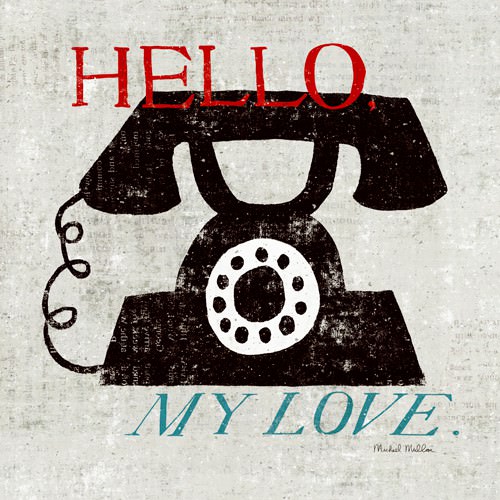 Vintage Desktop - Phone von Michael Mullan
