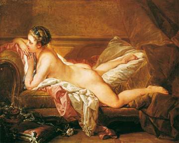 Ruhendes Mädchen von Francois Boucher