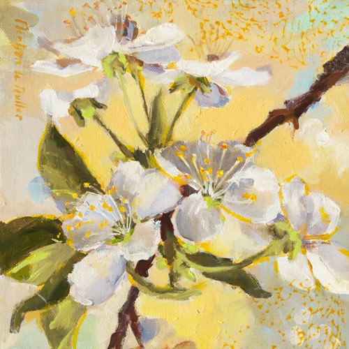 Floraison jaune I von Emmanuelle Mertian de Muller
