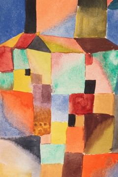 Rot/Grün Orange/Blau von Paul Klee