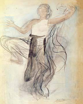 Danseuse cambodgienne de face von Auguste Rodin