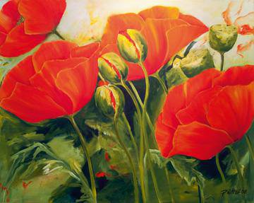Mohnblüten III von Petra Rüther