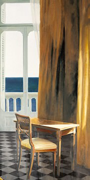 Interieur mit Sonne und Meer II von Henning von Gierke