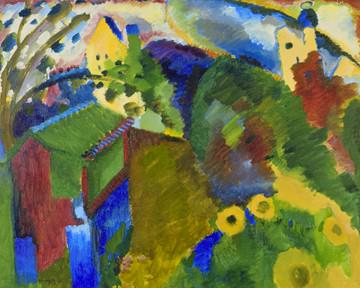 Murnau - Garten I von Wassily Kandinsky