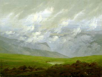 Ziehende Wolken von Caspar David Friedrich