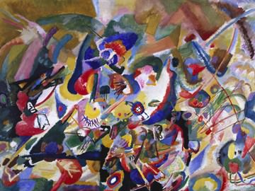 Studie zu Komposition VII von Wassily Kandinsky