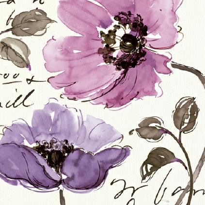 Floral Waltz Plum I von Pela Studio