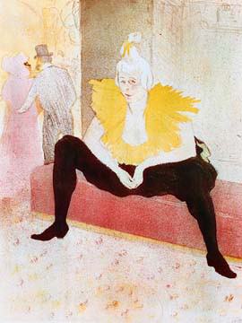 La Clownesse von Henri De Toulouse-Laut