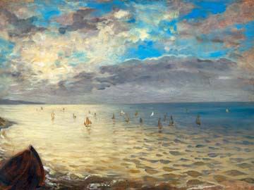 Das Meer, von den Höhen bei... von Eugene Delacroix