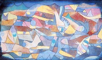 Spielende Fische von Paul Klee