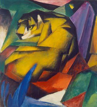 Der Tiger von Franz Marc