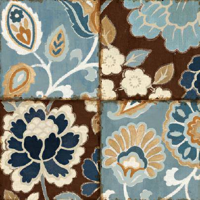 Patchwork Motif Blue I von Alain Pelletier