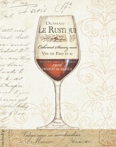 Wine by the Glass I von Daphne Brissonnet