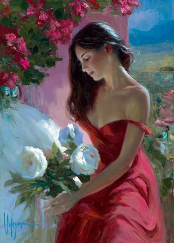 Lady in Red von Vladimir Volegov