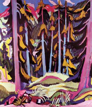 Waldinneres von Ernst Ludwig Kirchner