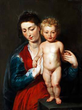 Madonna mit stehendem Kind von Peter Paul Rubens