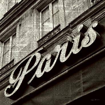 Newsprint Paris von Marc Olivier