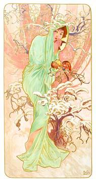 Winter von Marie Alphonse Mucha