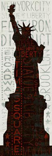 Statue of Liberty - Red von Michael Mullan