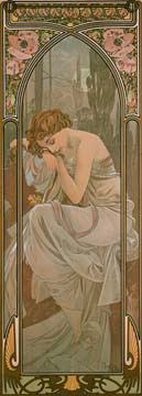 Nachtruhe von Marie Alphonse Mucha