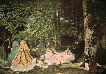Frühstück auf dem Rasen von Claude Monet