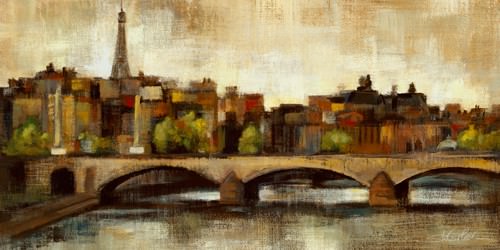 Paris Bridge I Spice von Silvia Vassileva