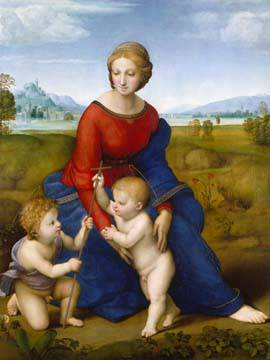 Die Madonna im Grünen von Raffael