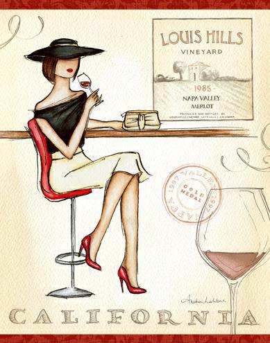Wine Event II von Andrea Laliberte