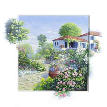 Italian garden I von Peter Motz