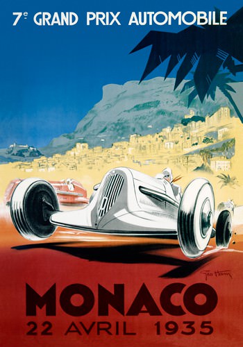 Monaco, 22. Avril 1935 von Geo Ham