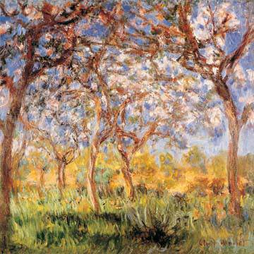 Frühling in Giverny von Claude Monet
