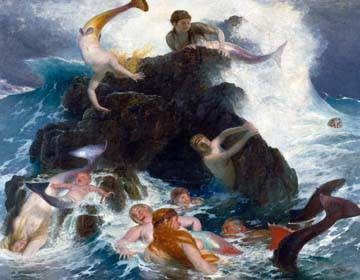 Spiel der Najaden von Arnold Böcklin