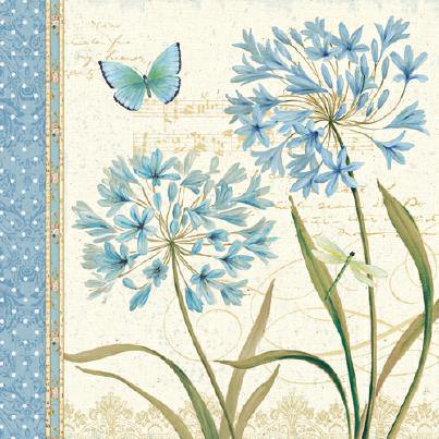 Blue Melody III von Daphne Brissonnet
