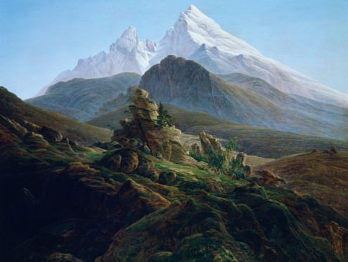 Der Watzmann von Caspar David Friedrich