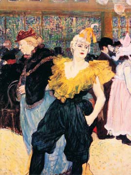 La Clownesse von Henri De Toulouse-Laut