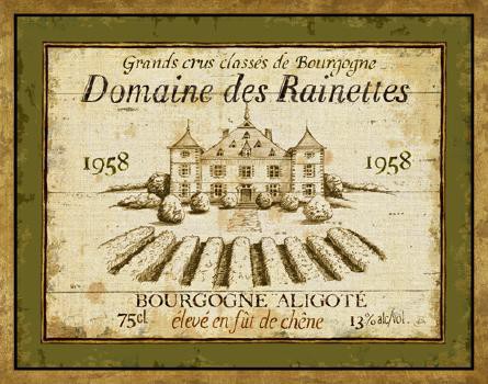 French Wine Label III von Daphne Brissonnet