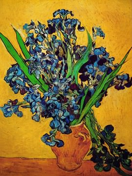 Iris in der Vase von Vincent Van Gogh