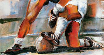 Fussball III von Reza Abolfazli