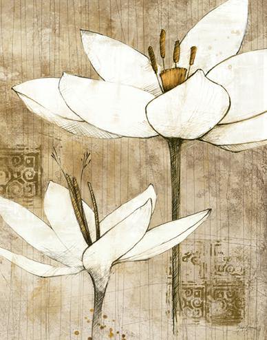 Pencil Floral I von Avery Tillmon