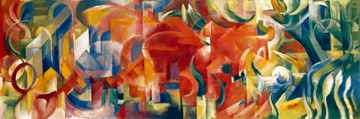 Spielende Formen von Franz Marc