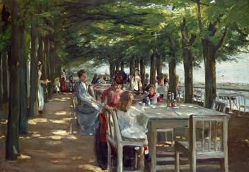 Terrasse des Restaurants Jacob von Max Liebermann