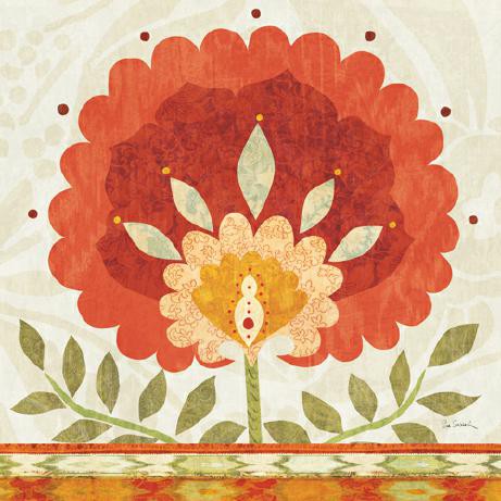 Ikat Bloom I von Sue Schlabach