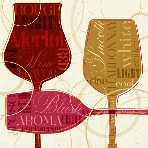 Colorful Wine I von Pela Studio